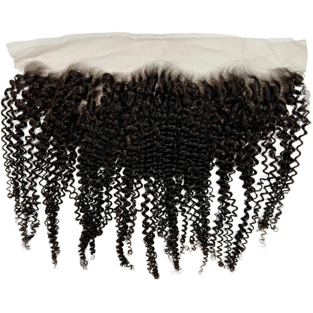 Jerry Curl 13x4 HD Lace Human Hair Frontal Private Label