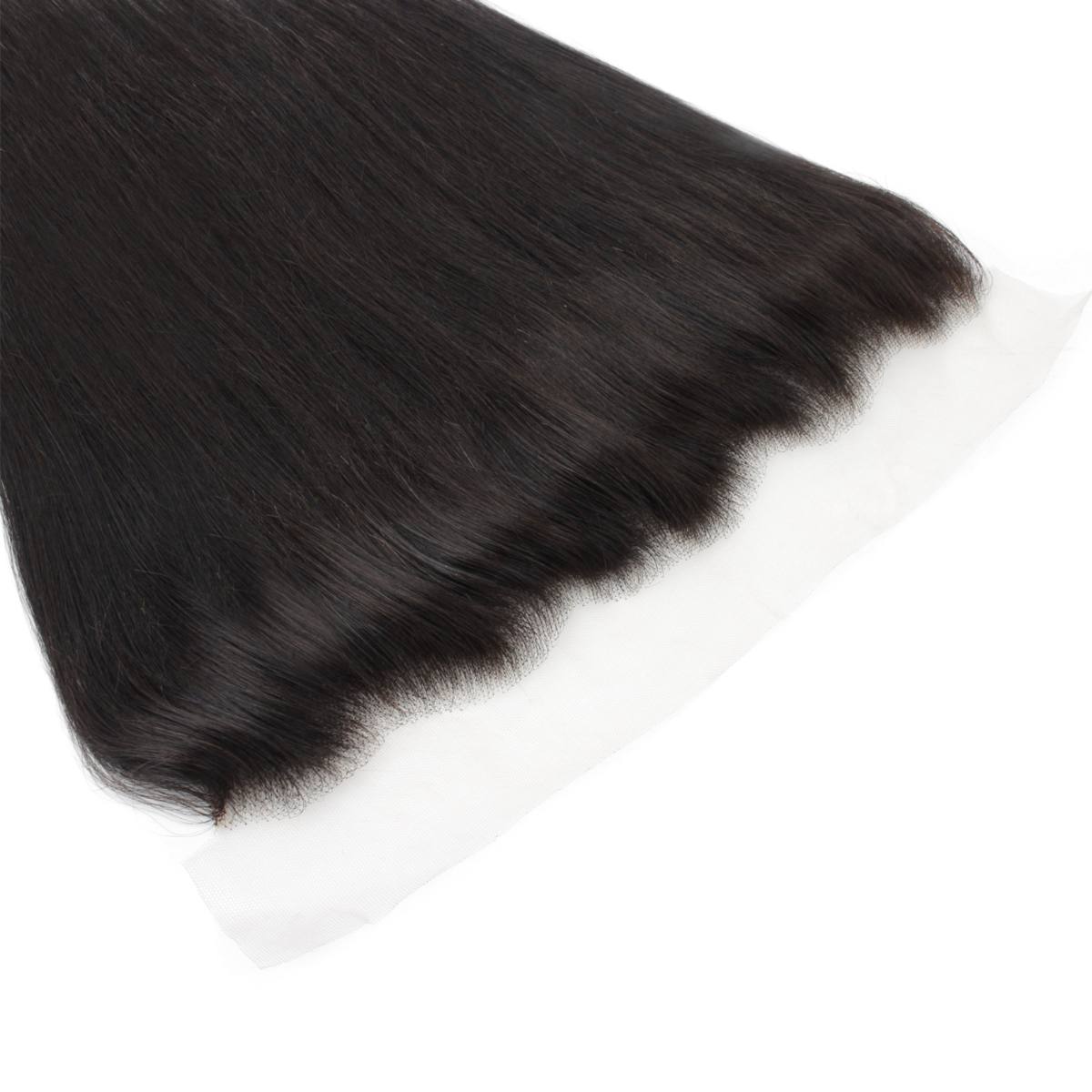Brazilian Straight 13x4 Transparent Lace Human Hair Frontal Private Label