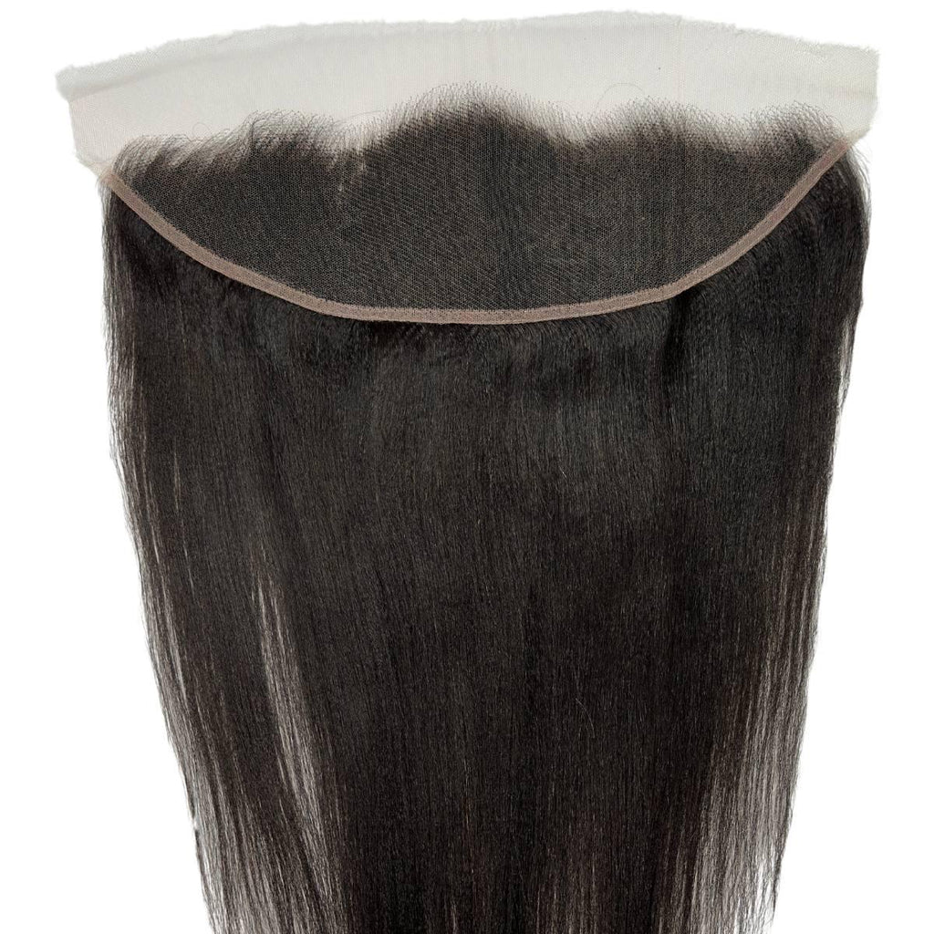 Yaki Straight 13x4 HD Lace Human Hair Frontal Private Label