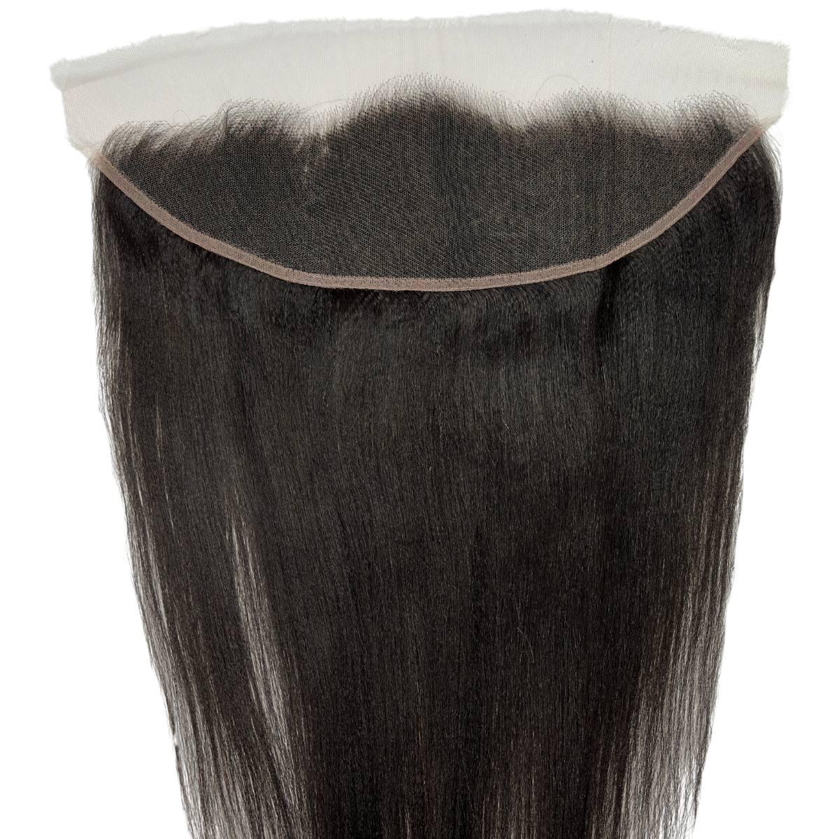 Yaki Straight 13x4 HD Lace Human Hair Frontal Private Label