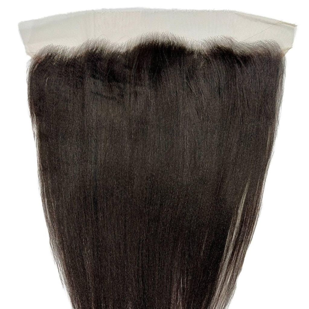 Yaki Straight 13x4 HD Lace Human Hair Frontal Private Label