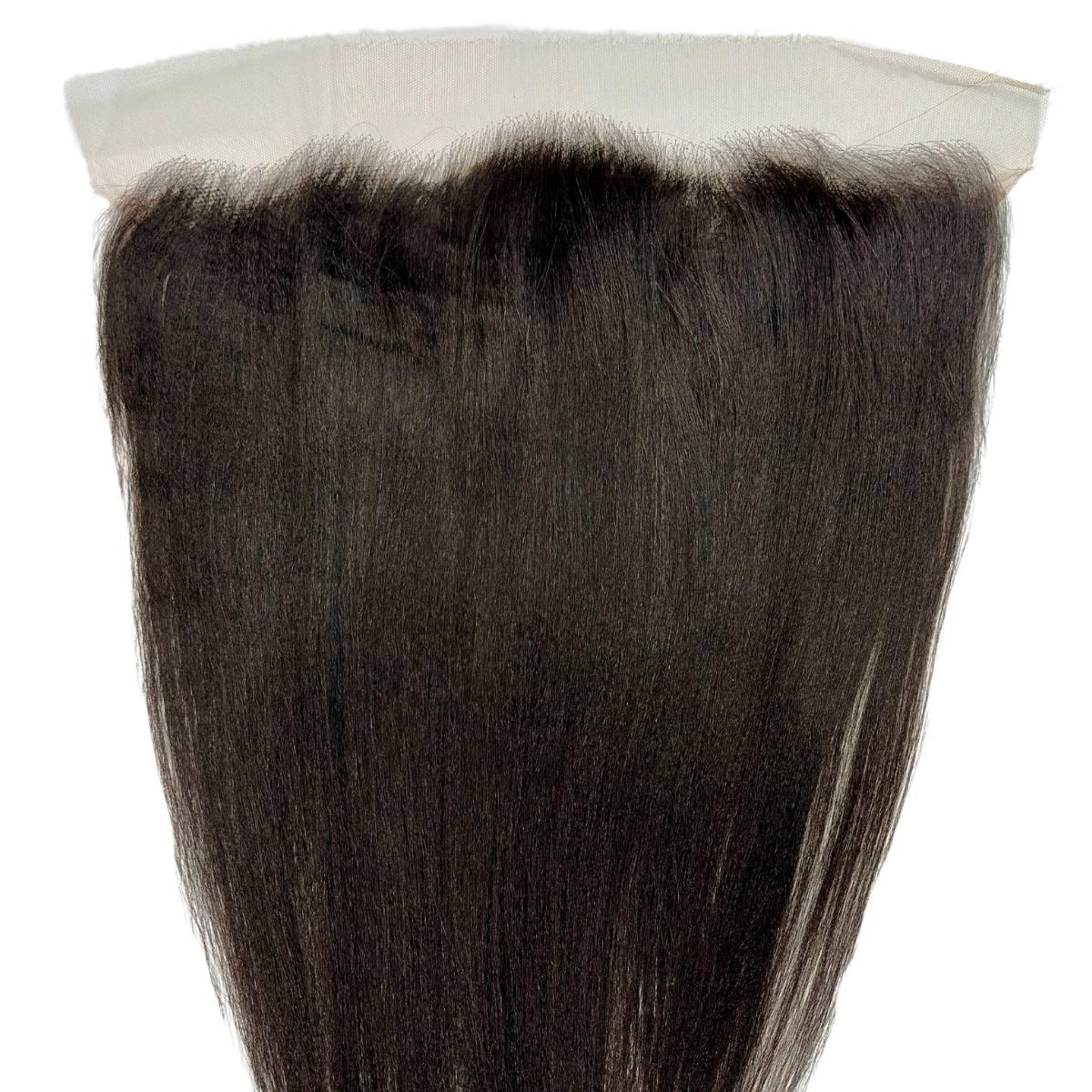 Yaki Straight 13x4 HD Lace Human Hair Frontal Private Label
