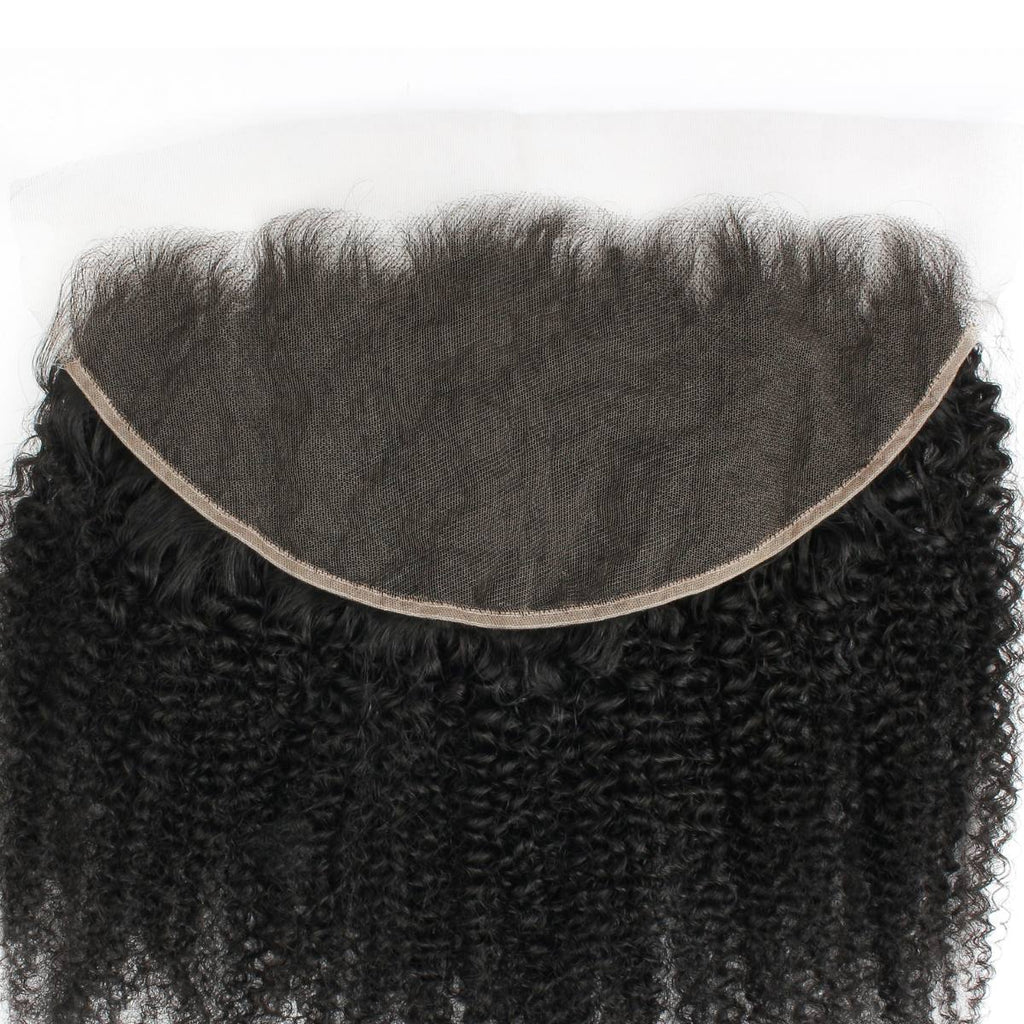 Afro Kinky 13x6 HD Lace Human Hair Frontal Private Label