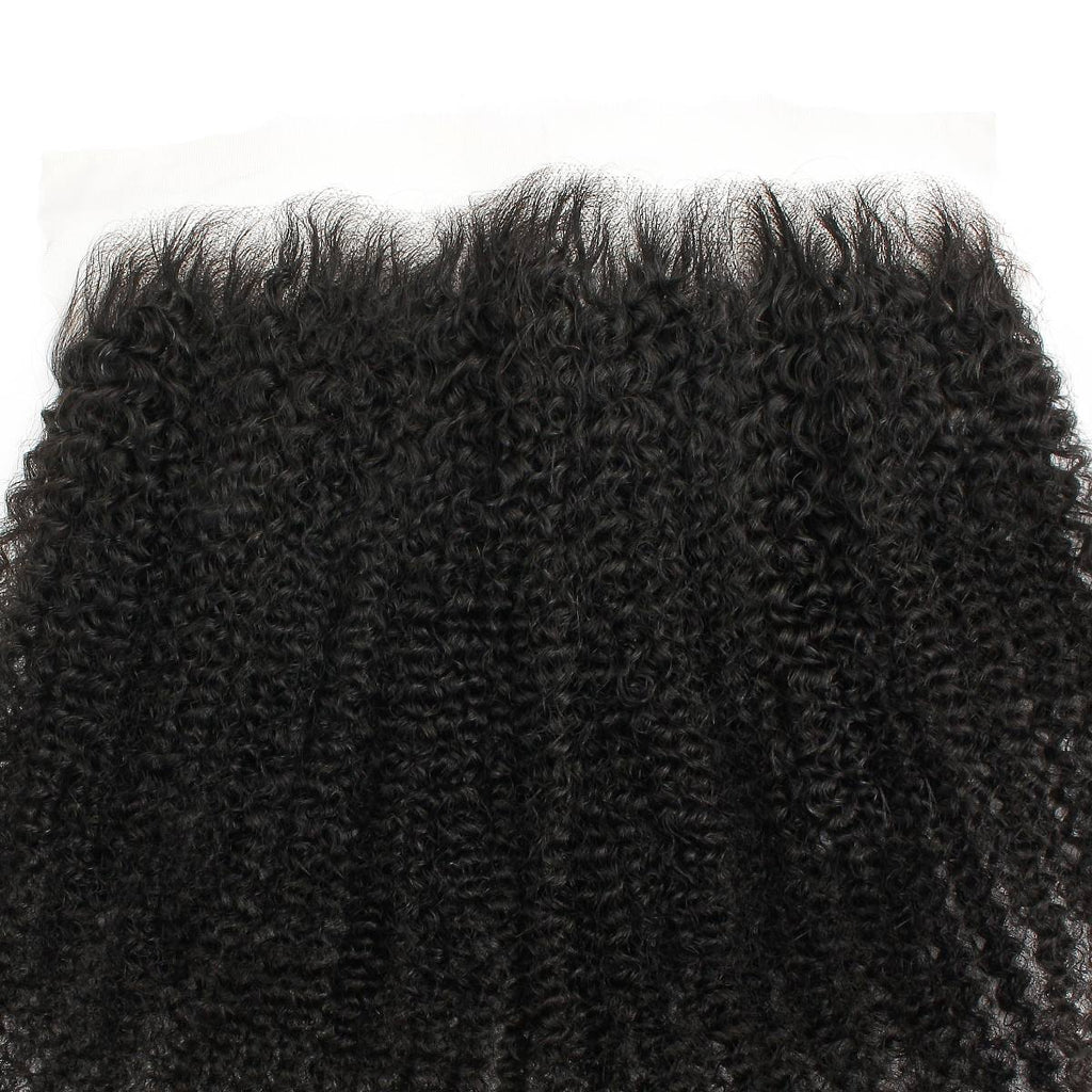 Afro Kinky 13x6 HD Lace Human Hair Frontal Private Label