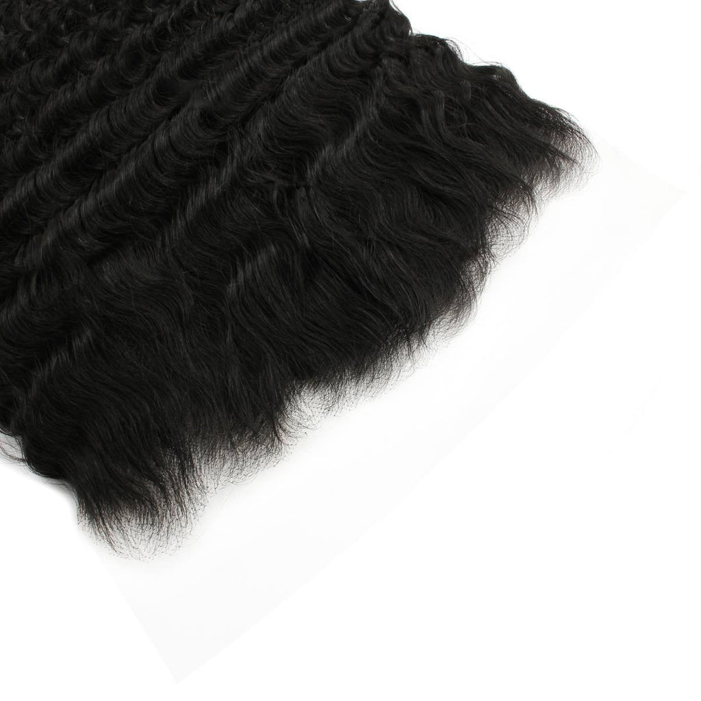 Deep Wave 13x6 HD Lace Human Hair Frontal Private Label