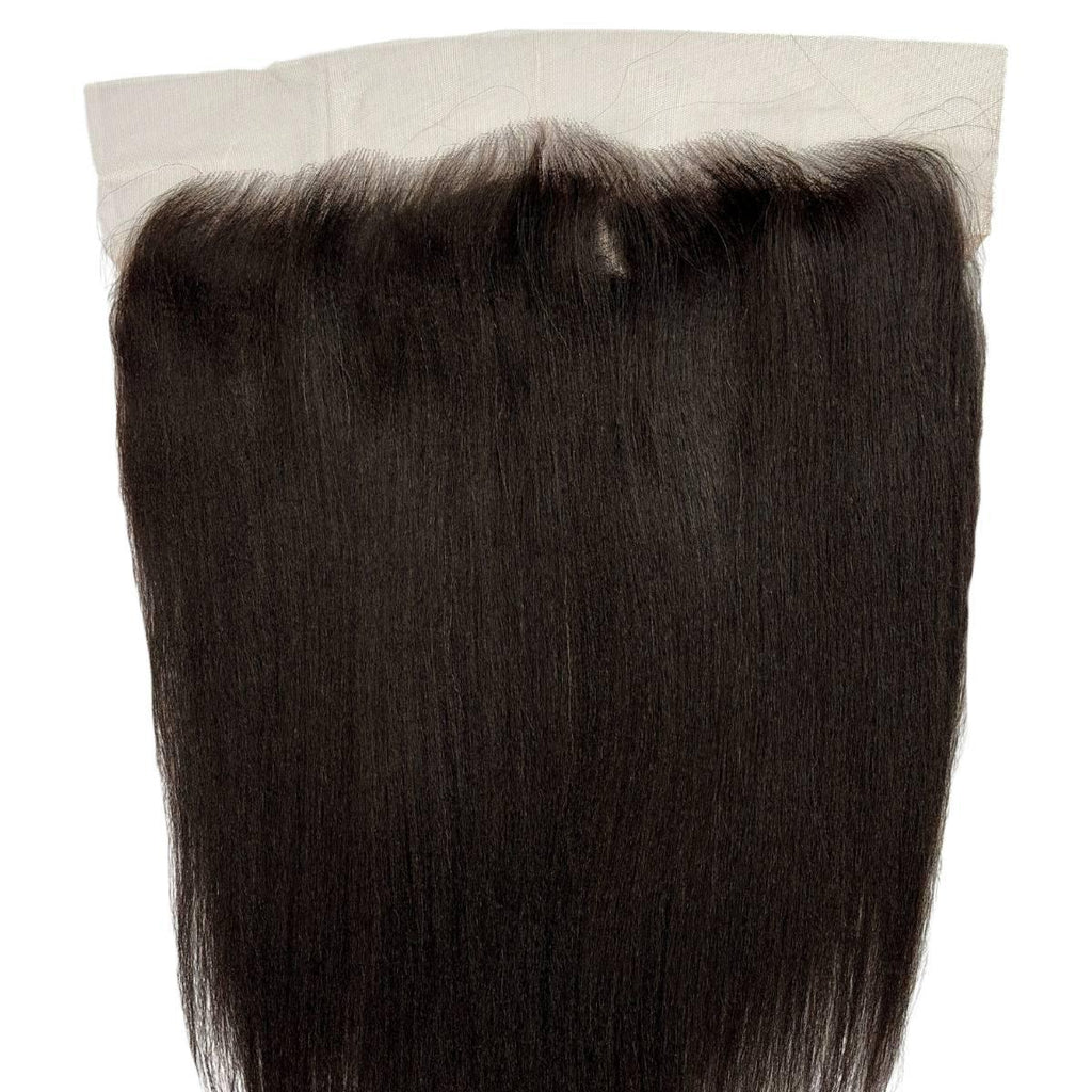 Yaki Straight 13x6 HD Lace Human Hair Frontal Private Label
