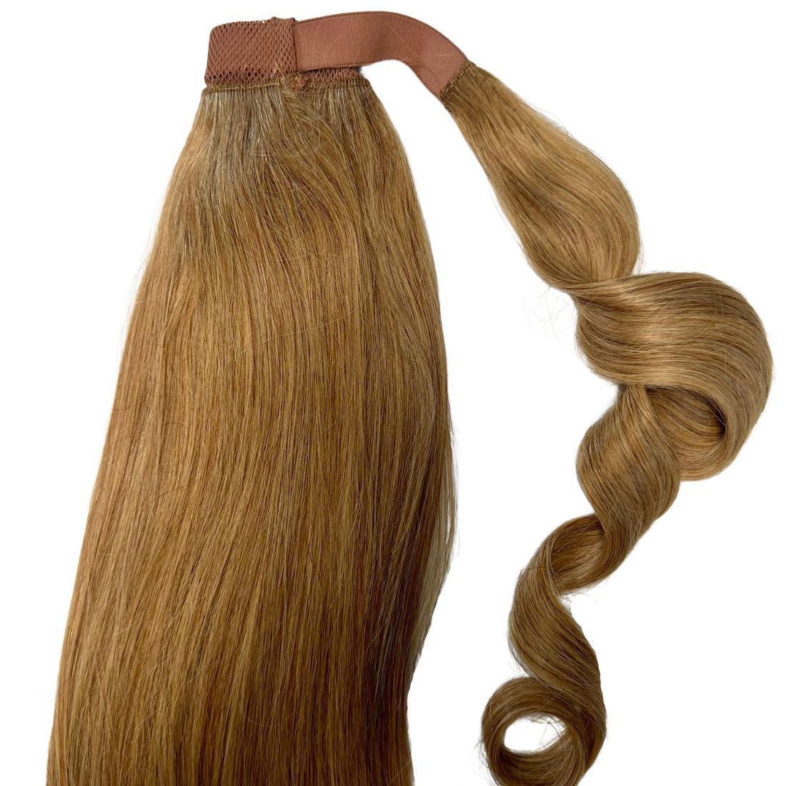 Honey Blonde 100% Human Hair Ponytail Extension Private Label