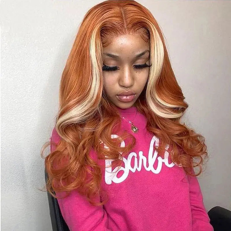HPG Meet Copper Crush | Human Hair Wig Head Cover Highlights 613