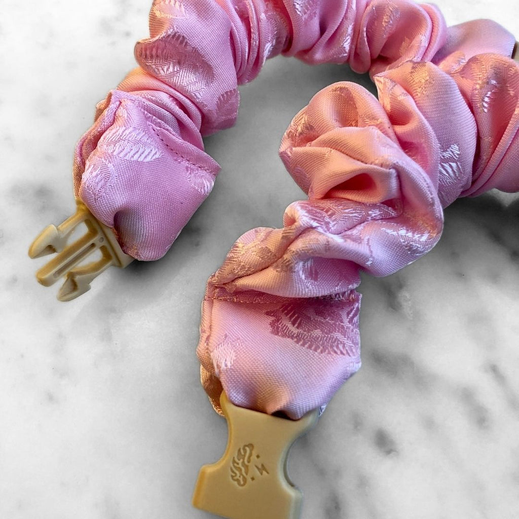 Empress Pink Buckle Scrunchie - Lunar New Year Áo Dài - No Snagging, No Tangles Buckle Scrunchies by RE.STATEMENT