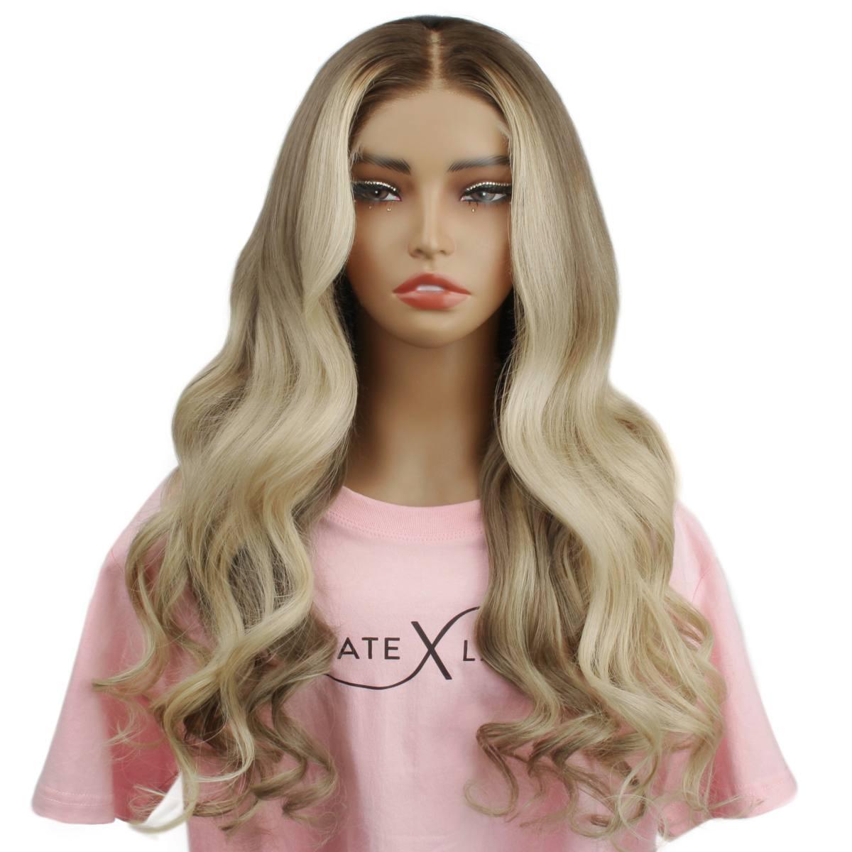 Raw Gabriella Glueless 5x5 HD Lace Professionally Colored 100% Human Hair Closure Wig Private Label
