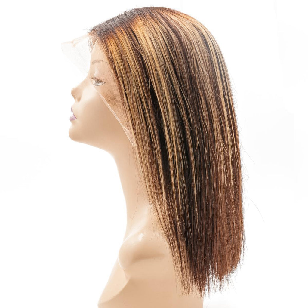 Buttercup 13x4 Transparent Lace Front 100% Human Hair Bob Wig Private Label