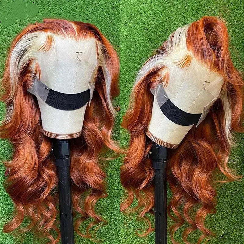 HPG Meet Copper Crush | Human Hair Wig Head Cover Highlights 613
