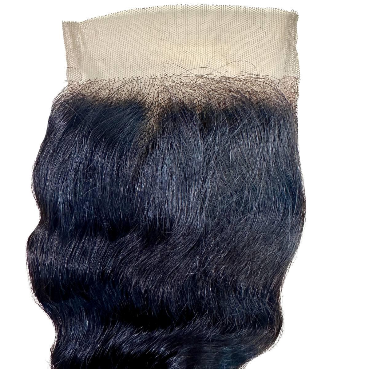 Loose Wave 4x4 Transparent Lace Human Hair Closure Private Label