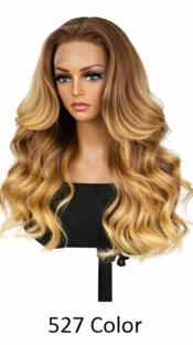 Black 24' Transparent Lace Front Wig Preplucked Long Big Wave Brazilian Human Hair Body Wave Frontal