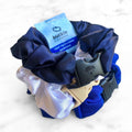 Winter Wonderland Bundle - 3-Pack Hanukkah Holiday Buckle Scrunchies - No Snagging, No Tangles Buckle Scrunchies by RE.STATEMENT