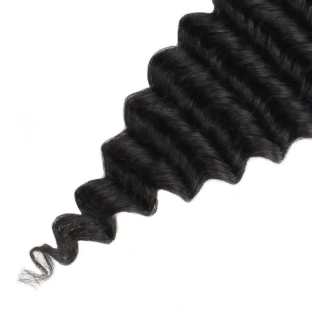 Deep Wave 5x5 HD Lace Human Hair Closure Private Label