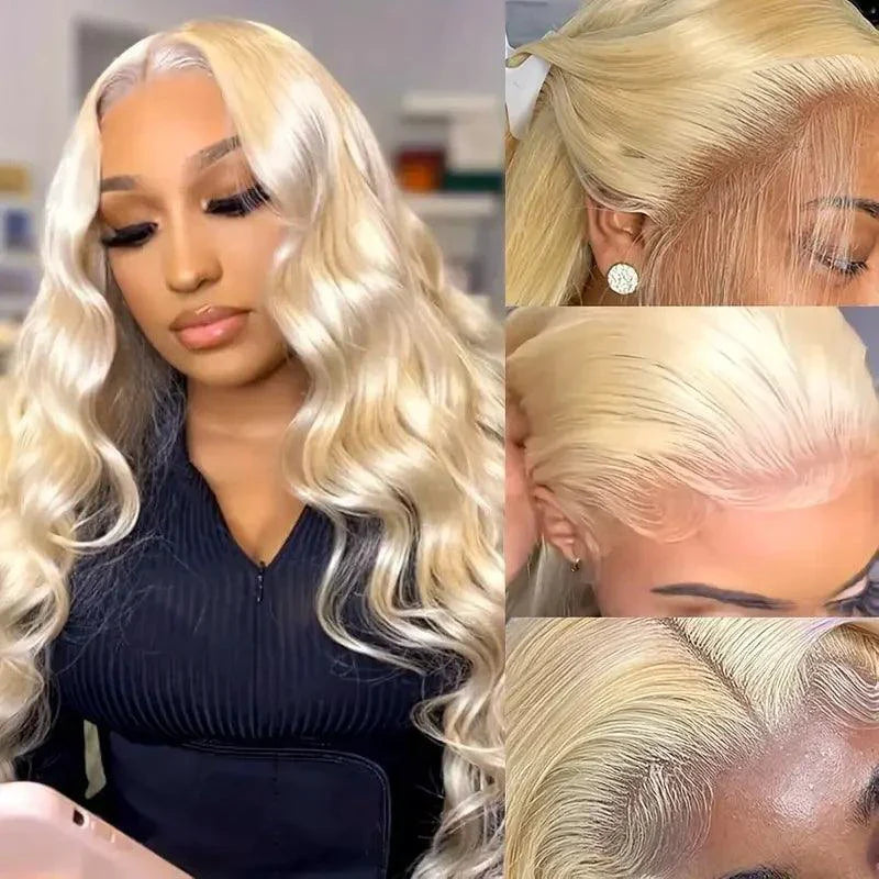 613 Blonde HD Lace Frontal Wig | 13x6 & 13x4 Body Wave Human Hair