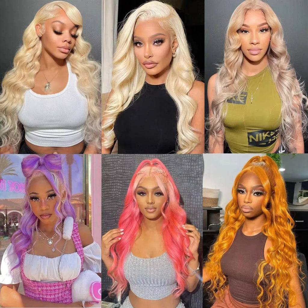 613 Blonde HD Lace Frontal Wig | 13x6 & 13x4 Body Wave Human Hair