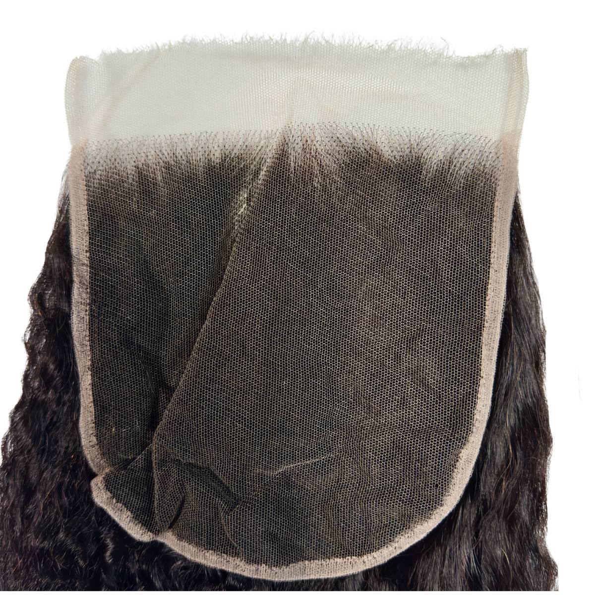 Kinky Straight 6x6 HD Lace Human Hair Closure Private Label