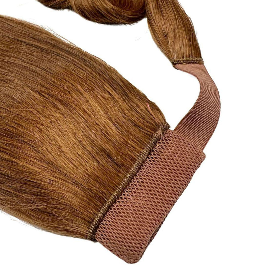 Auburn 100% Human Hair Ponytail Extension Private Label