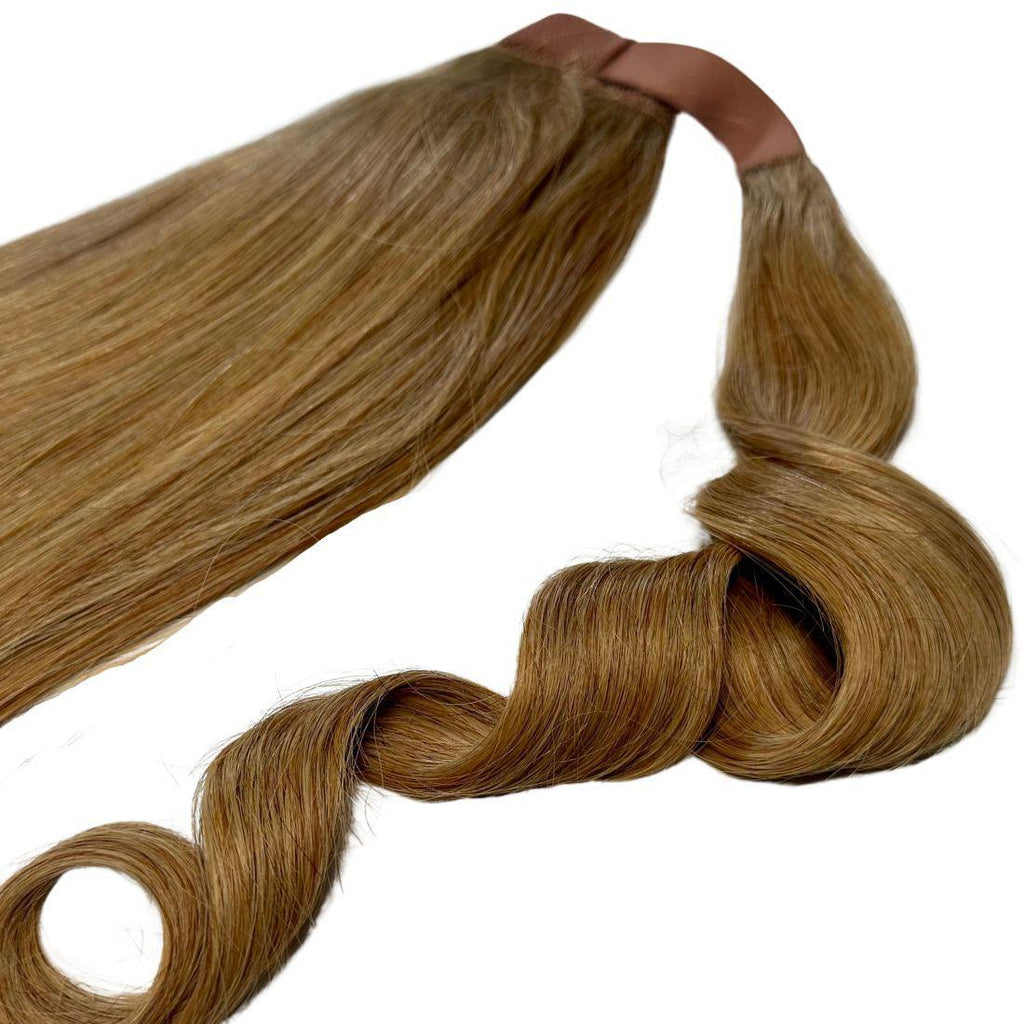 Honey Blonde 100% Human Hair Ponytail Extension Private Label