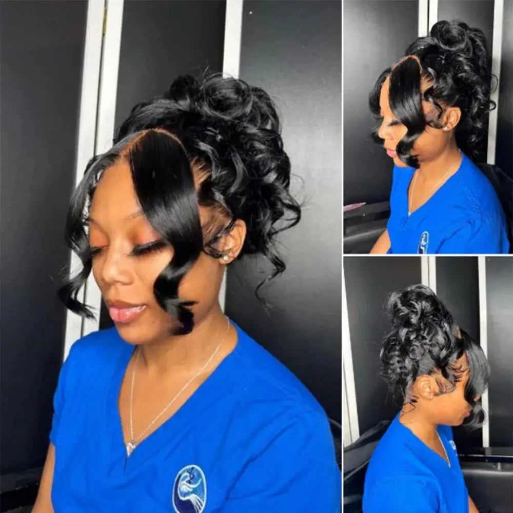 Body Wave 360 Lace Front Wig Human Hair 36 Inches High Density Lace Wig Body Wave HD 360 Full Lace Wig Human Hair Pre Plucked Berracy Human Hair Official Store