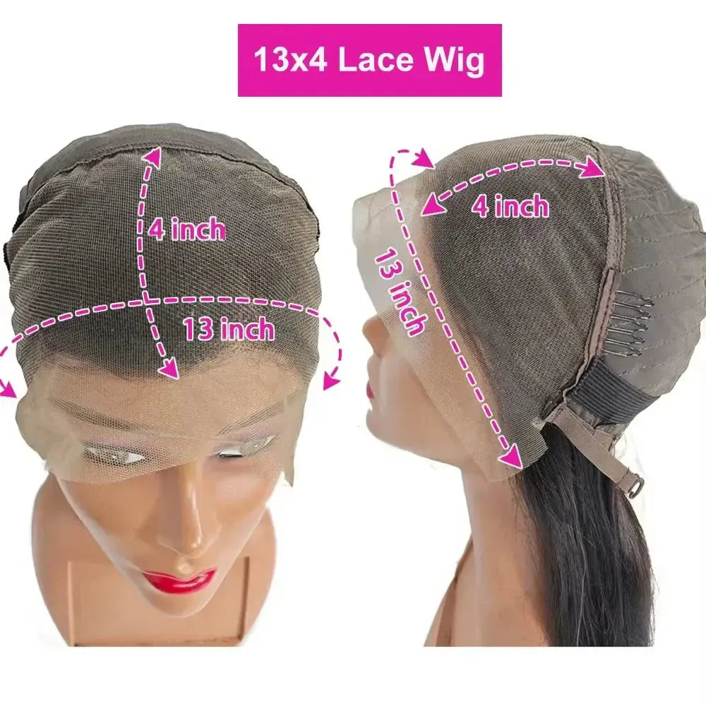 Brazilian 250% Density Short Bob Body Wave Wig | 13x4 HD Transparent Lace Front & 4x4 Lace Closure Human Hair (Pre-Plucked for Women) Luxegan