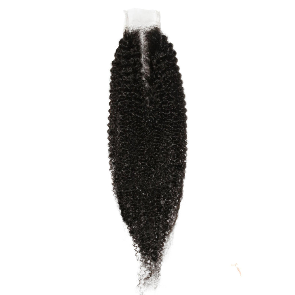 Afro Kinky 2x6 Transparent Lace Human Hair Closure Private Label