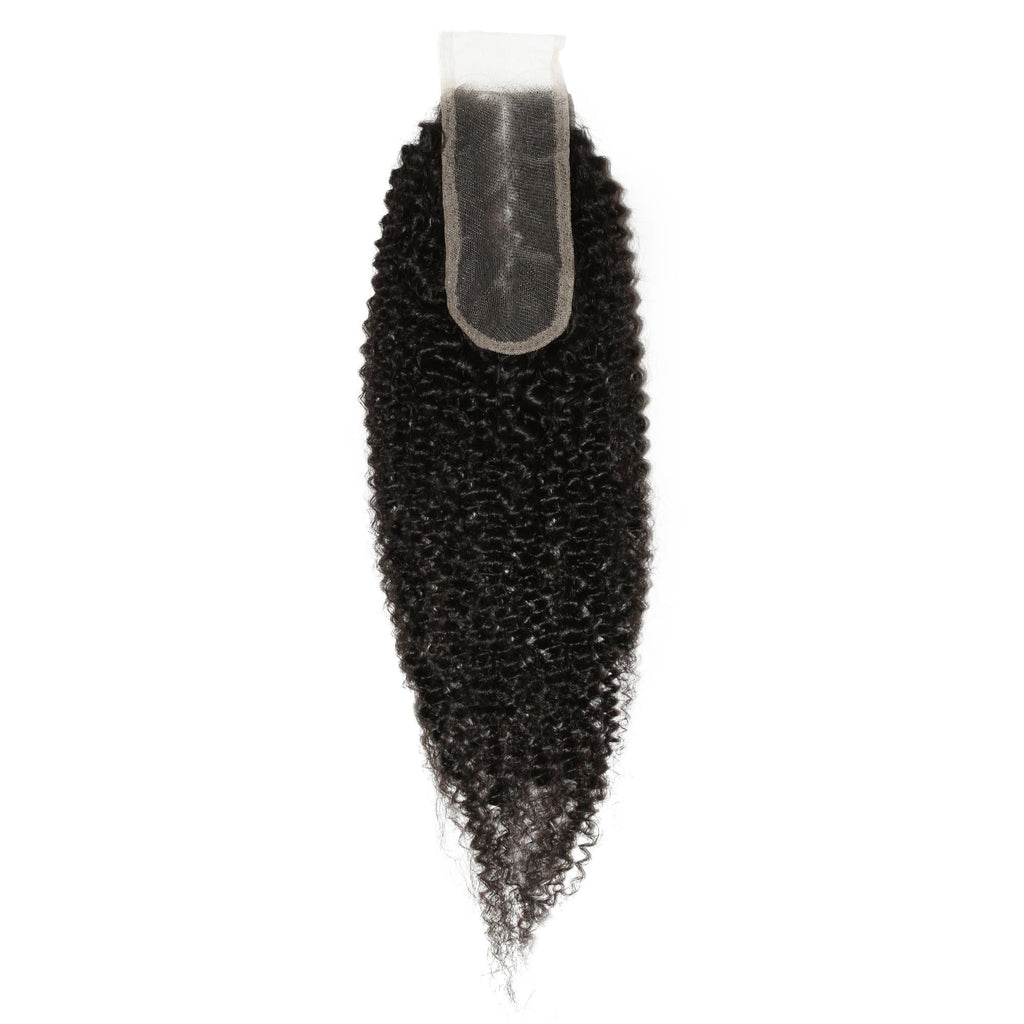 Afro Kinky 2x6 Transparent Lace Human Hair Closure Private Label