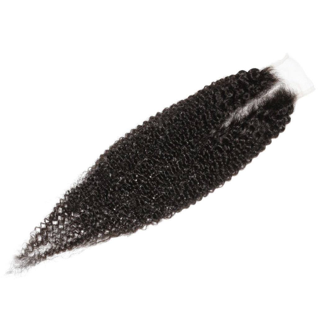 Afro Kinky 2x6 Transparent Lace Human Hair Closure Private Label