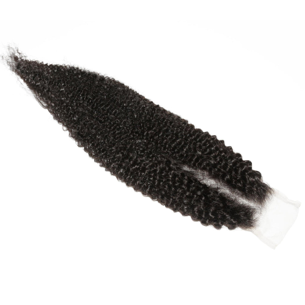 Afro Kinky 2x6 Transparent Lace Human Hair Closure Private Label