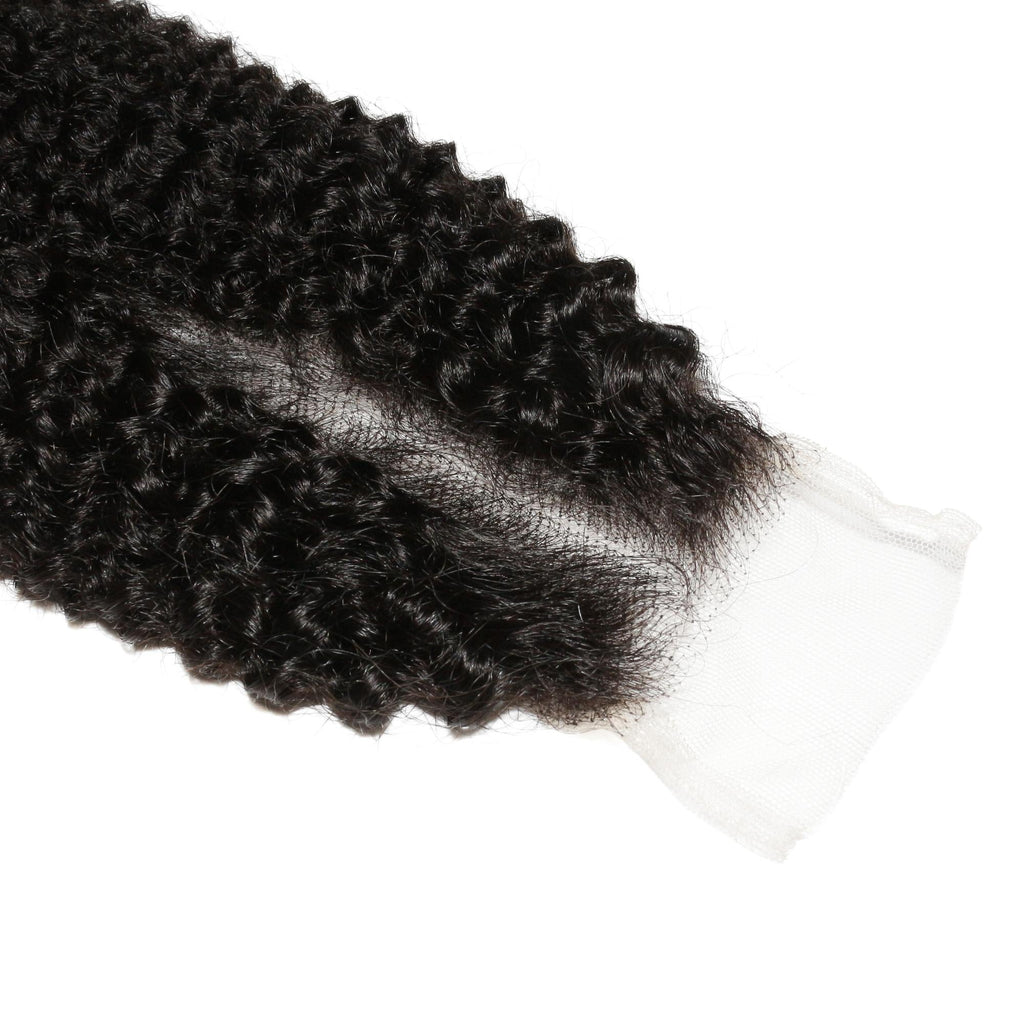 Afro Kinky 2x6 Transparent Lace Human Hair Closure Private Label