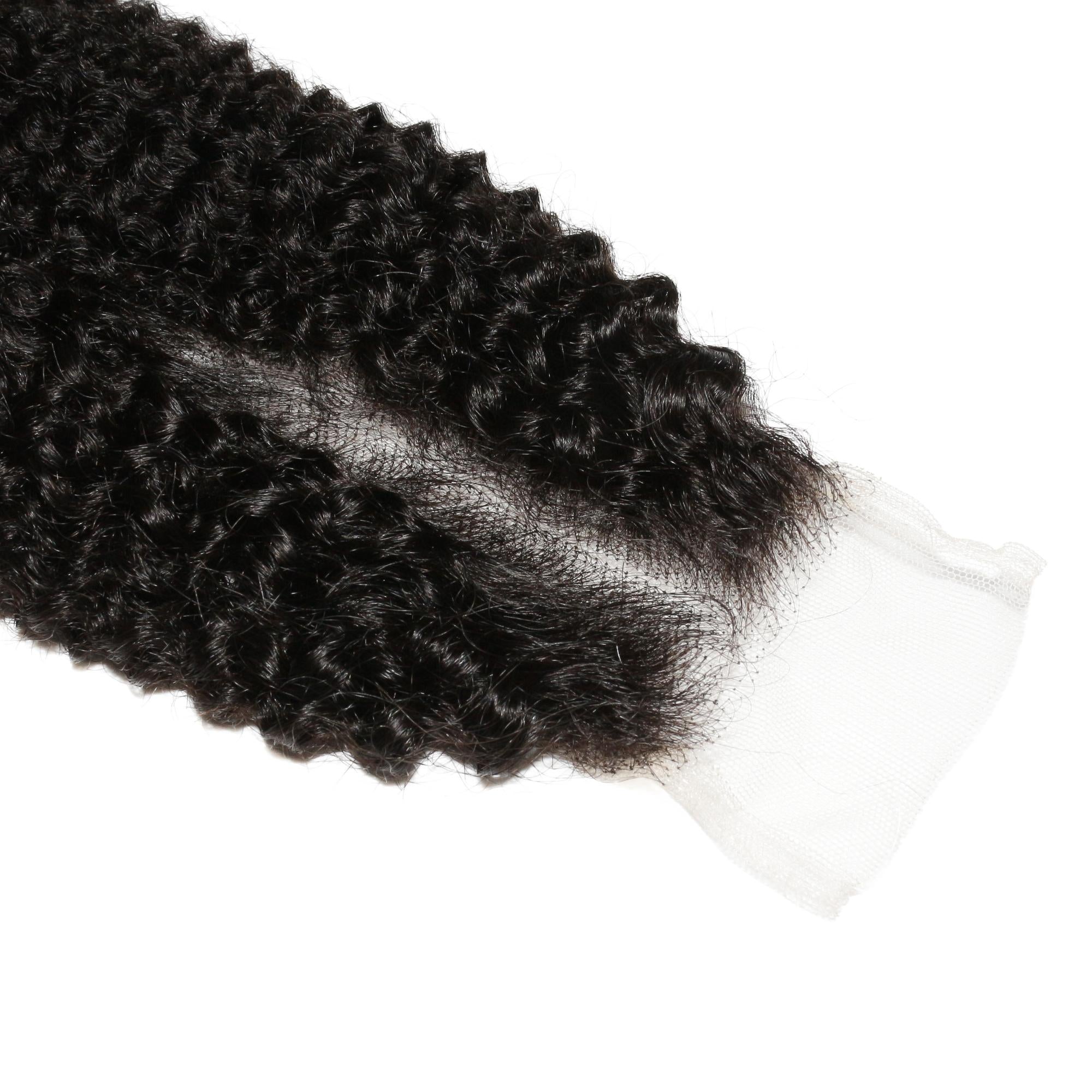 Afro Kinky 2x6 Transparent Lace Human Hair Closure Private Label