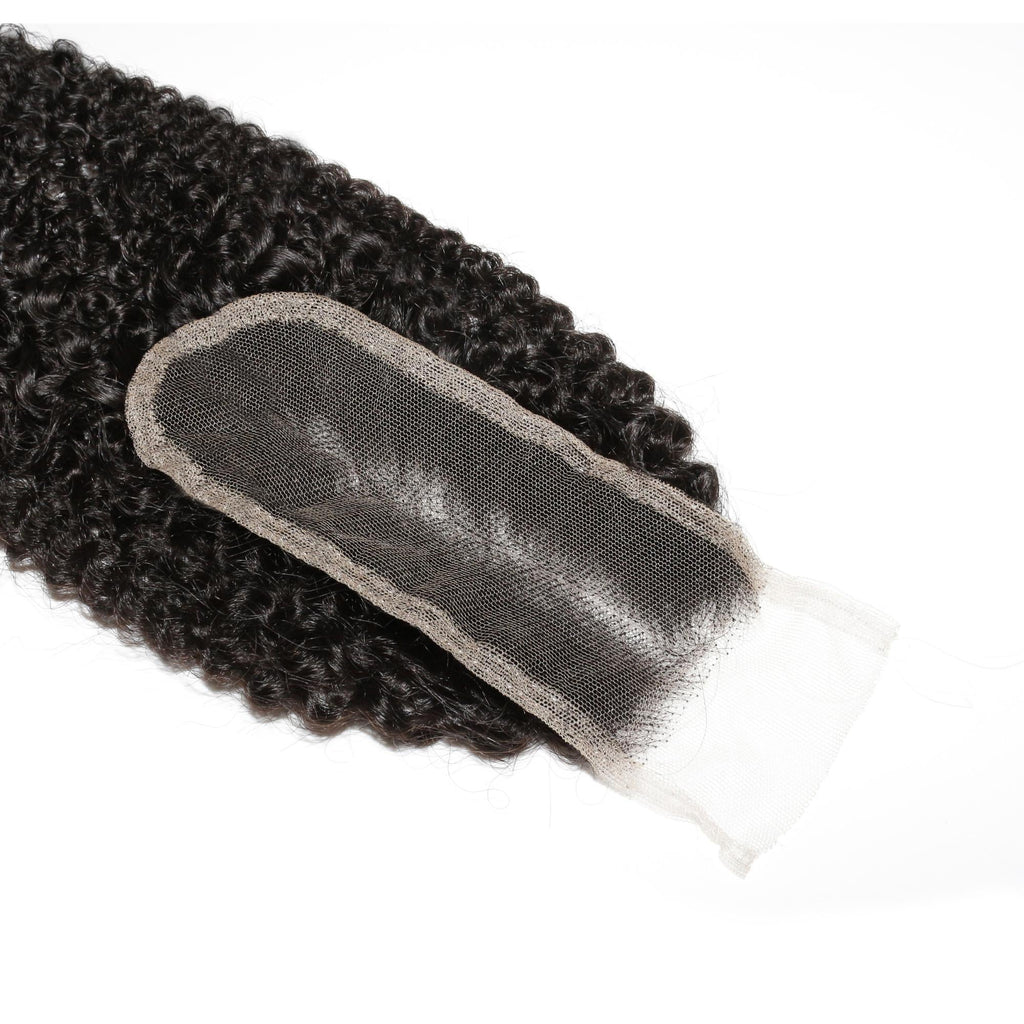 Afro Kinky 2x6 Transparent Lace Human Hair Closure Private Label