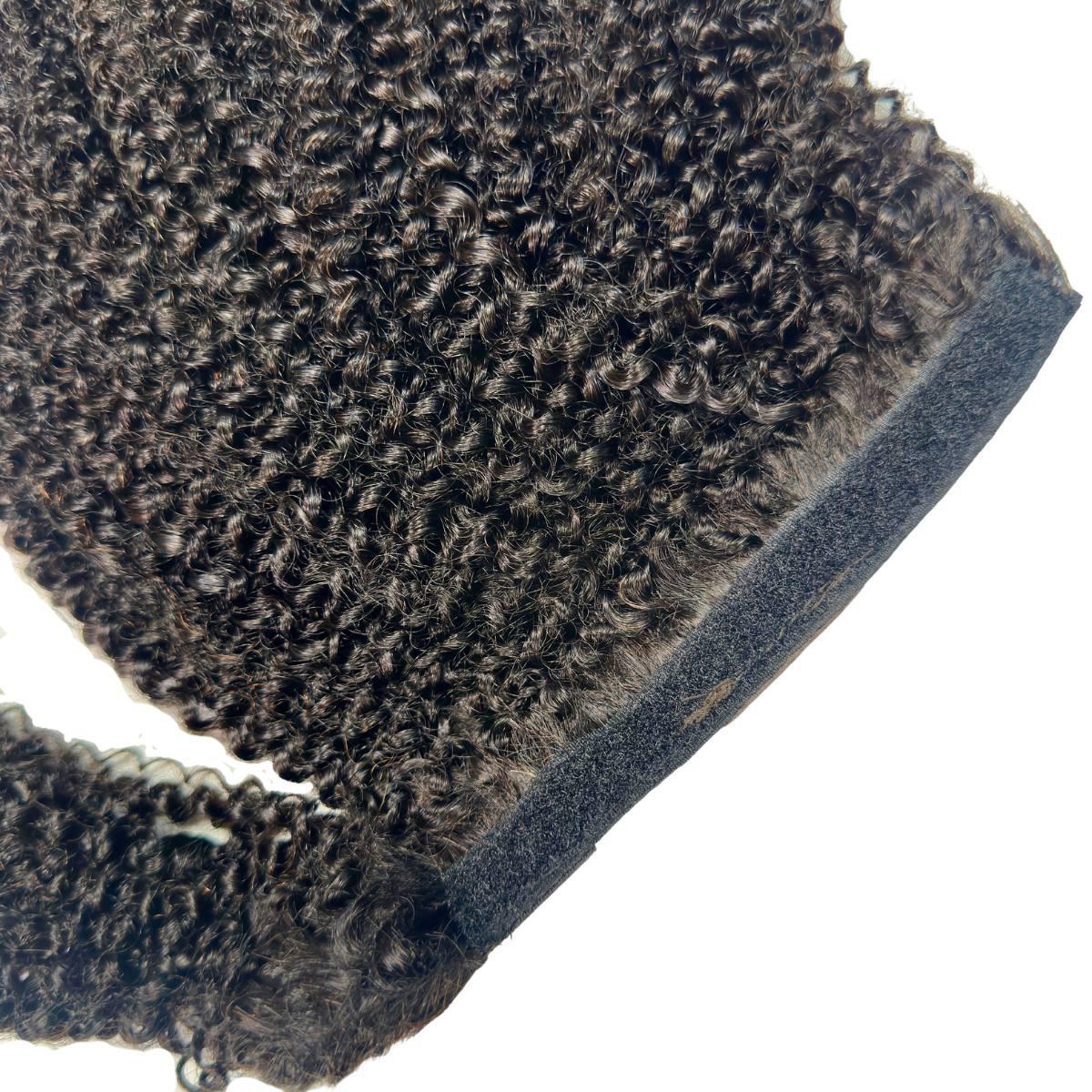 Afro Kinky Curly 100% Human Hair Ponytail Extension Private Label