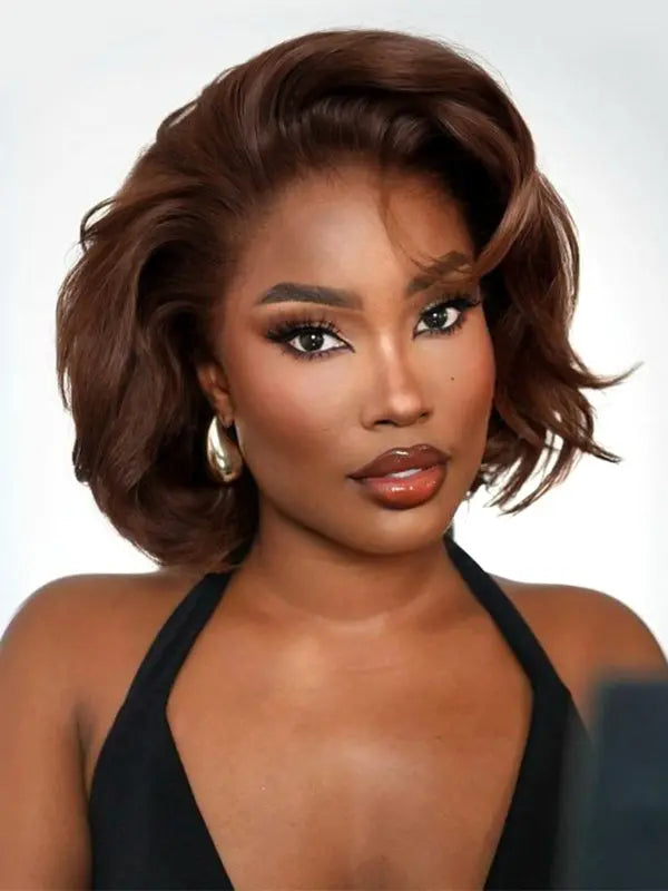 HPG The Auburn Affair Bob | Layered 13×4 Lace Front Wig The Hair Plug