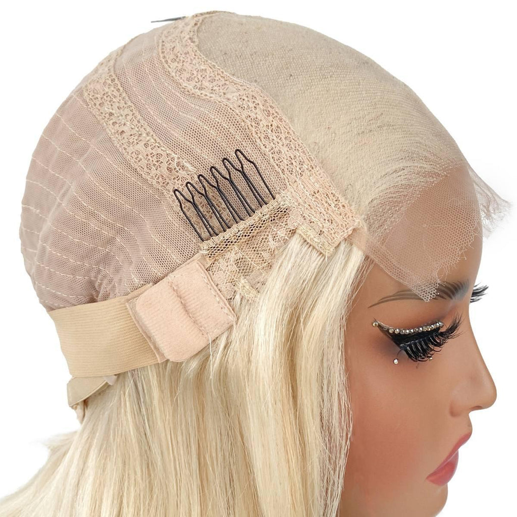 Raw Aurora Glueless 5x5 HD Lace Professionally Colored 100% Human Hair Closure Wig Private Label