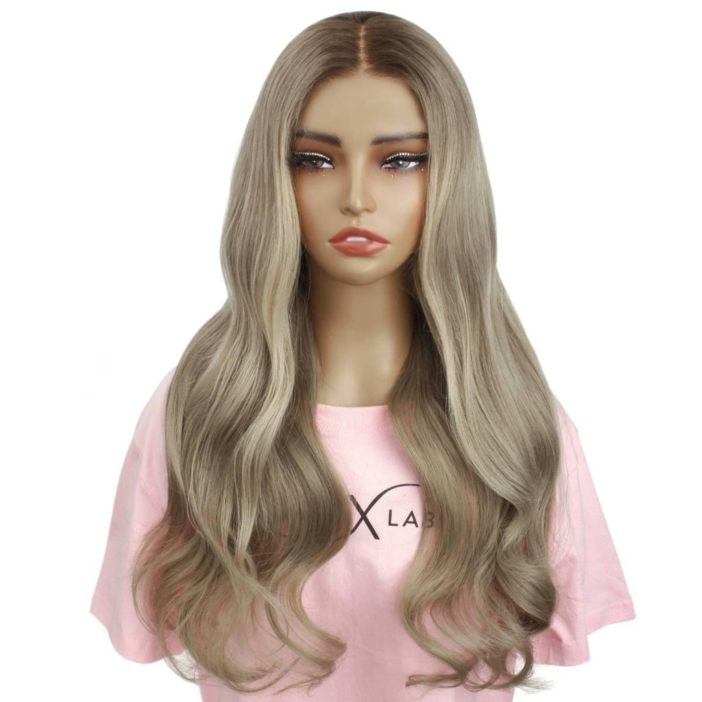 Raw Autumn Glueless 5x5 HD Lace Professionally Colored 100% Human Hair Closure Wig Private Label