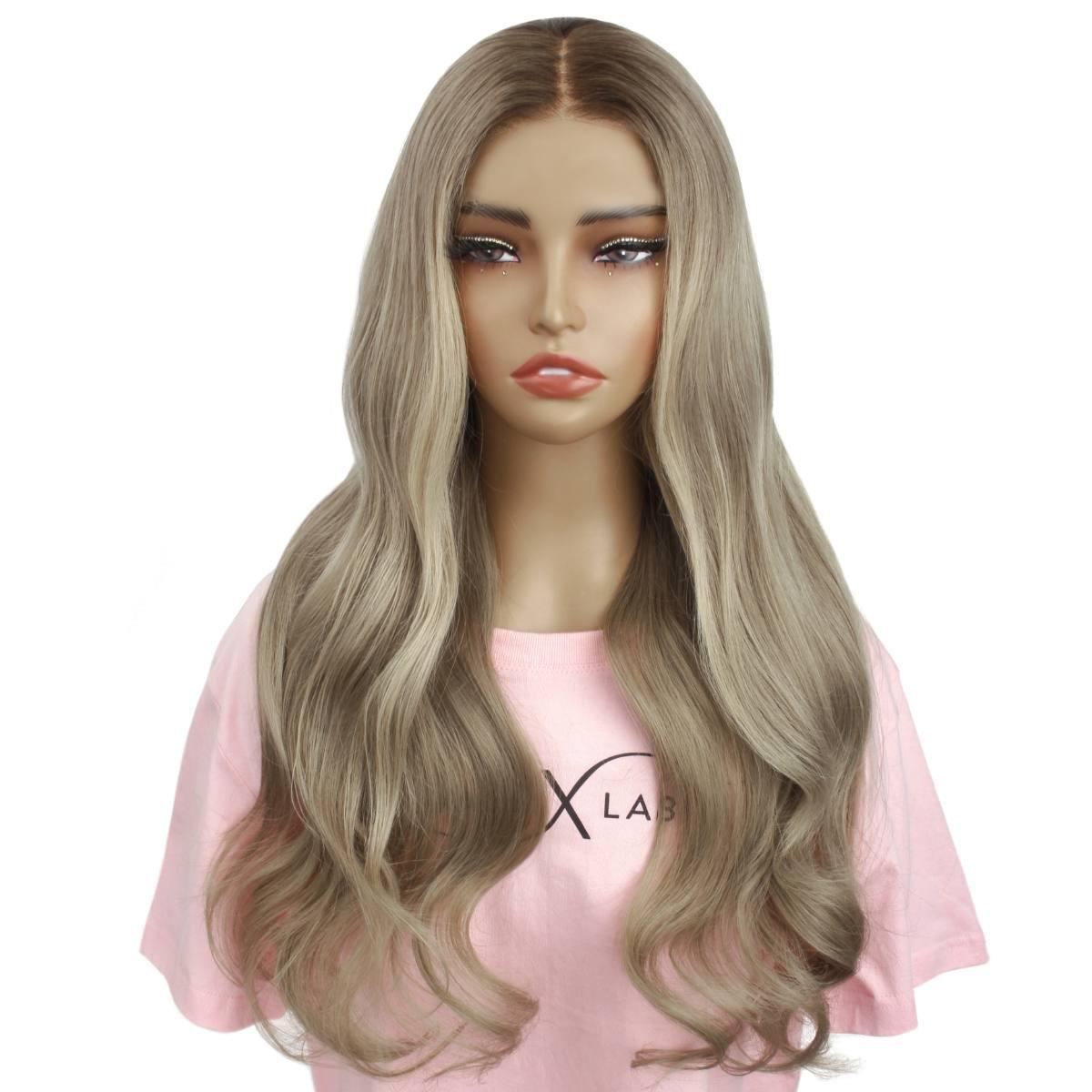 Raw Autumn Glueless 5x5 HD Lace Professionally Colored 100% Human Hair Closure Wig Private Label