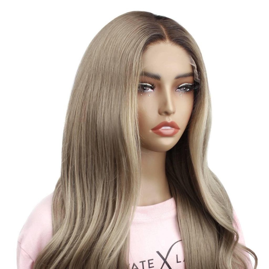 Raw Autumn Glueless 5x5 HD Lace Professionally Colored 100% Human Hair Closure Wig Private Label