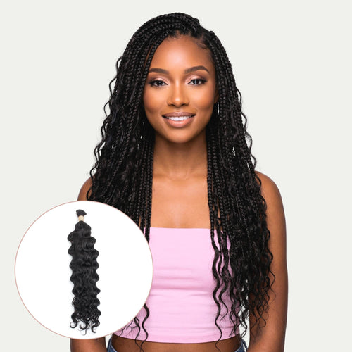 Beach Wave Bulk 100% Human Braiding Hair Private Label