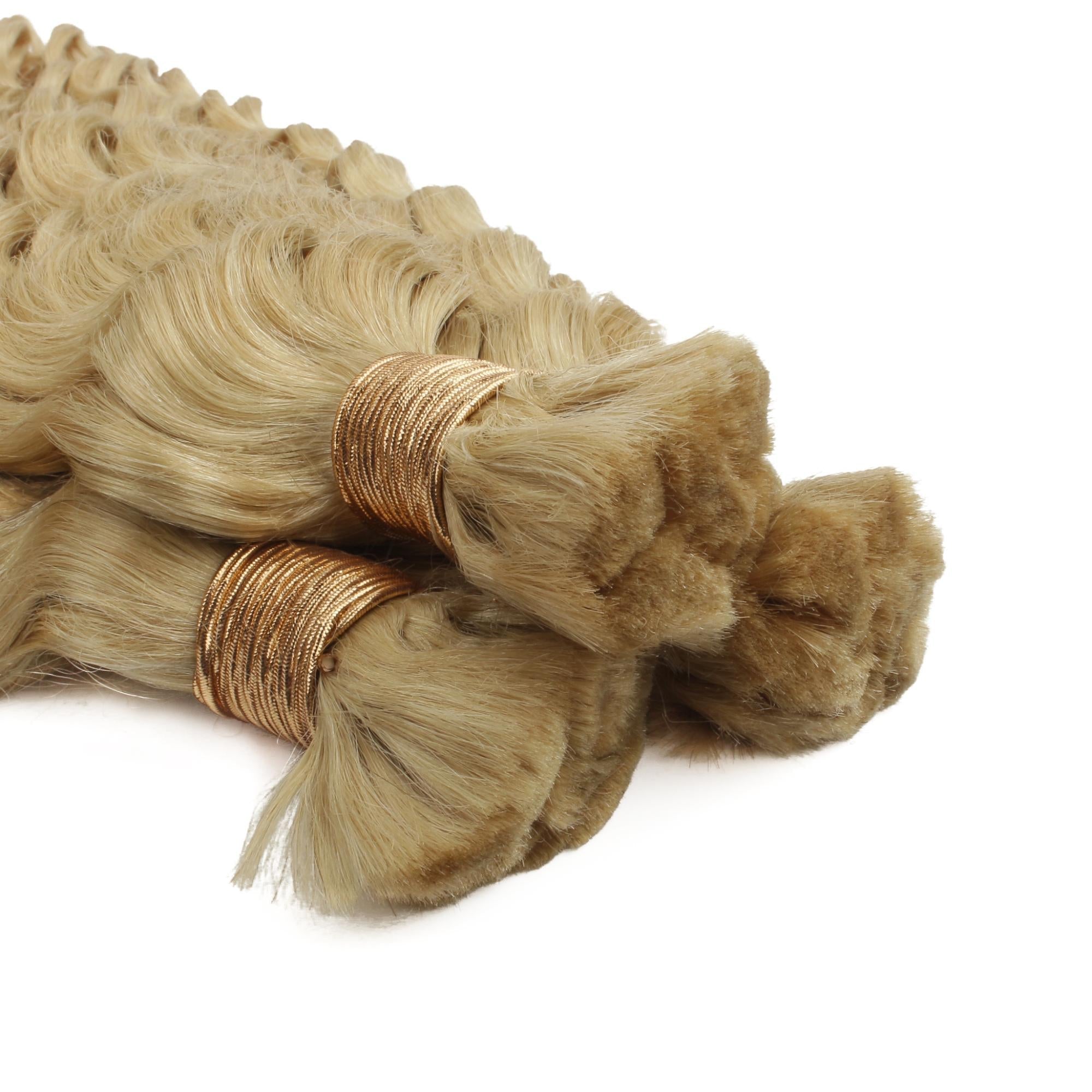 Blonde Deep Wave Bulk 100% Human Braiding Hair Private Label