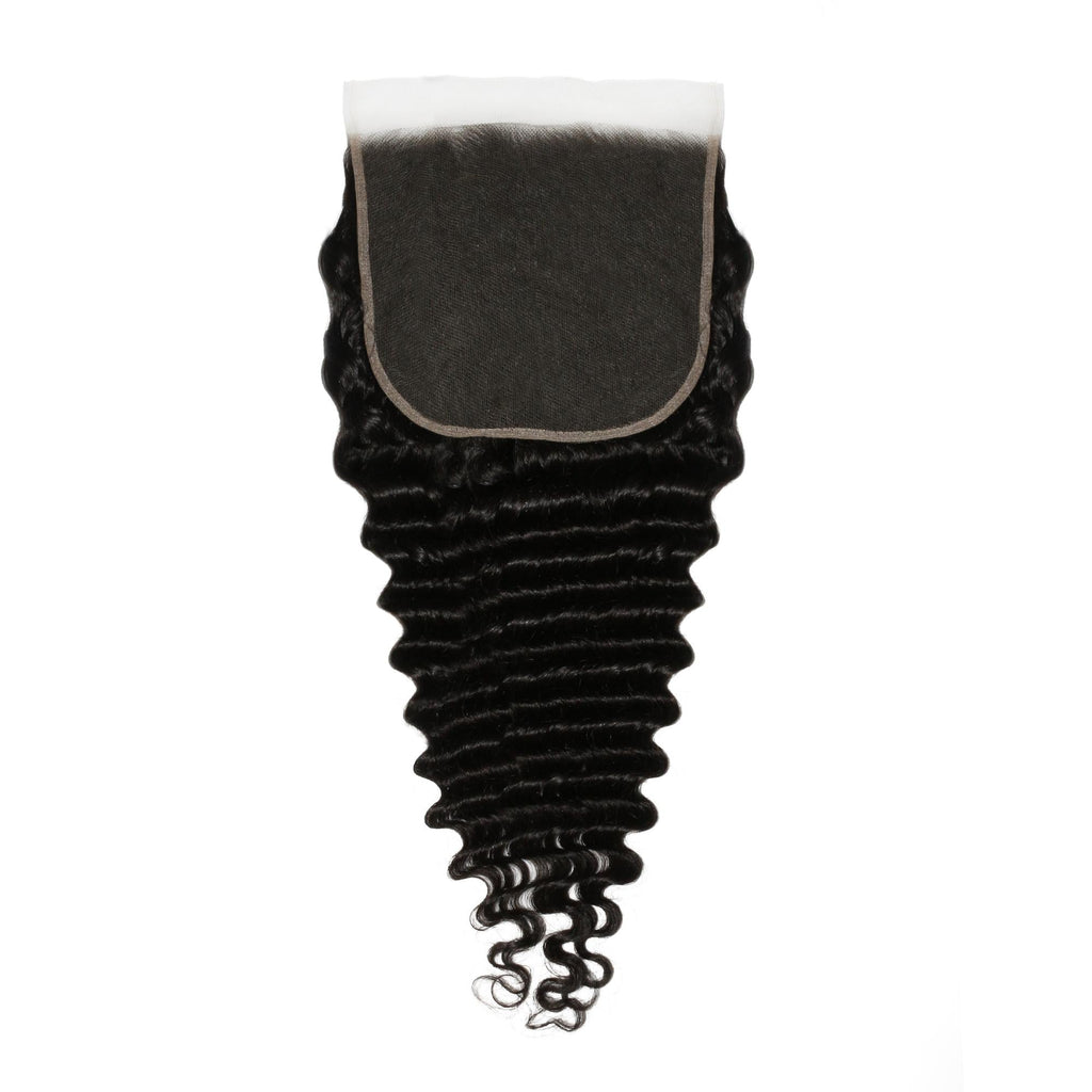 Deep Wave 7x7 HD Lace Human Hair Closure Private Label