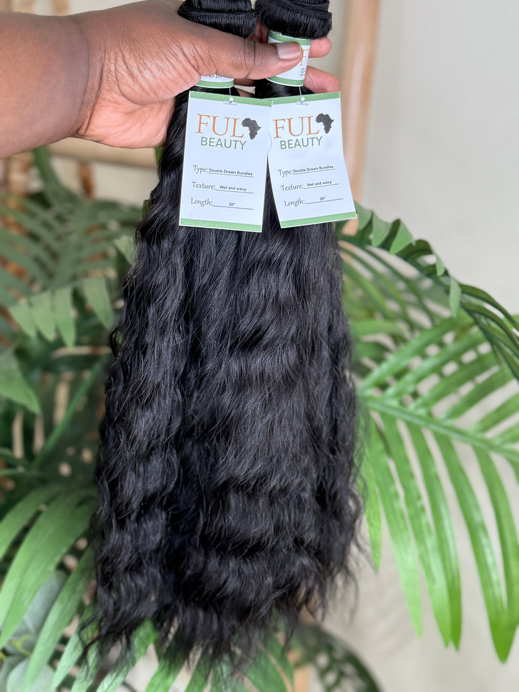 Wet & Wavy Wefted Bundle Fula Beauty