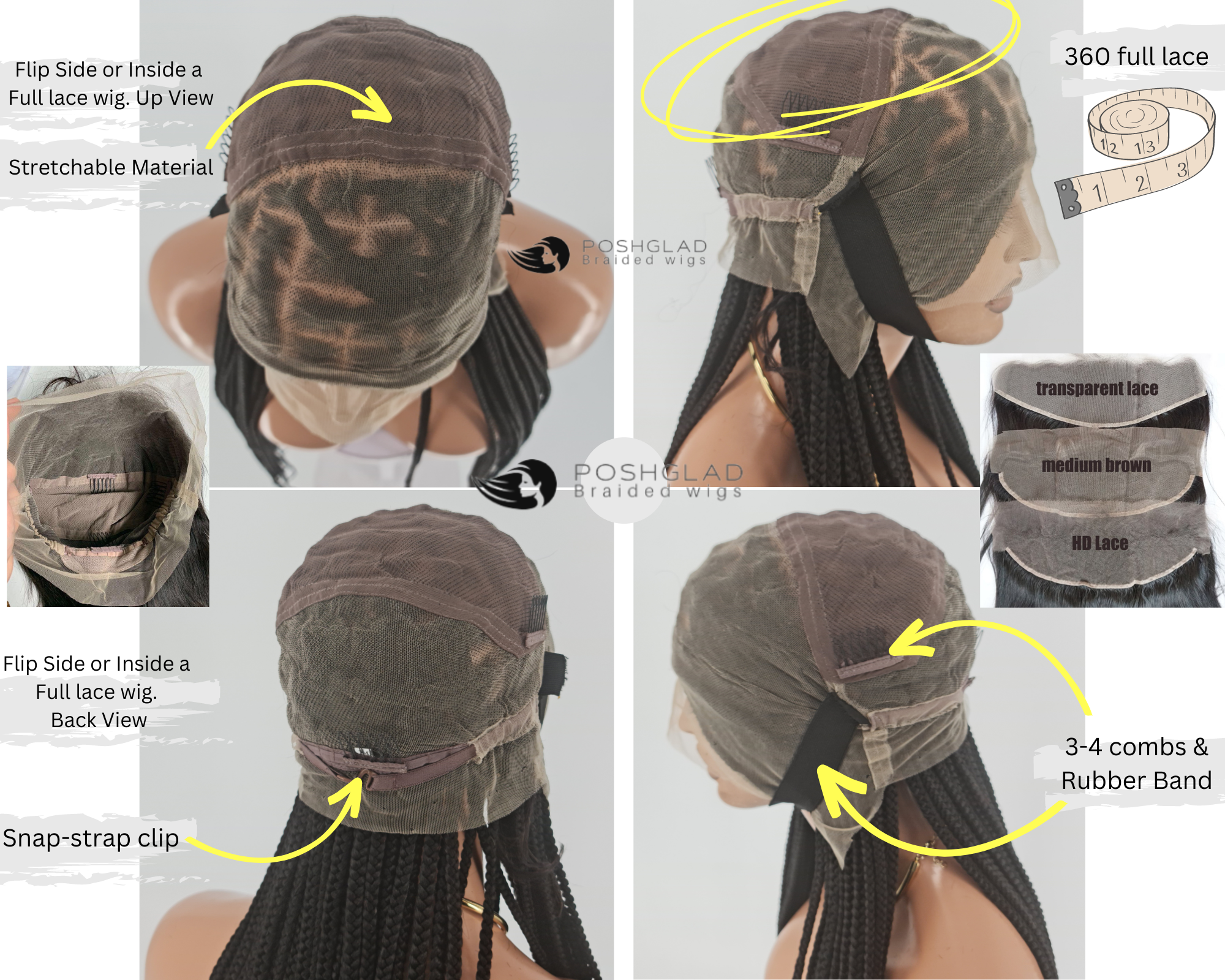 Knotless Braid Wig - Premium Red Calf Length - Kendal