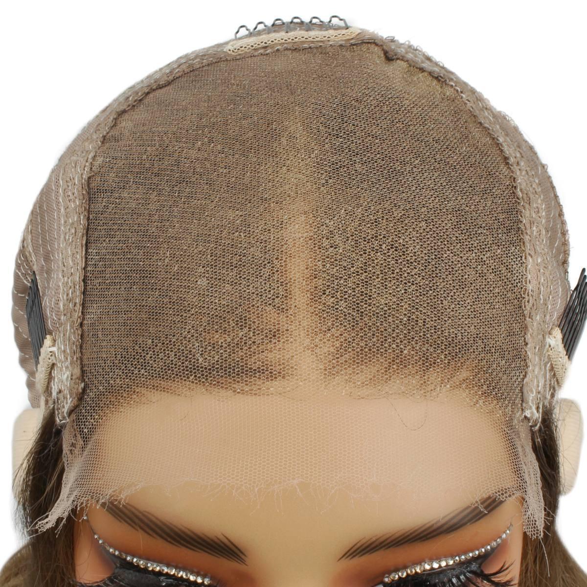 Raw Gabriella Glueless 5x5 HD Lace Professionally Colored 100% Human Hair Closure Wig Private Label