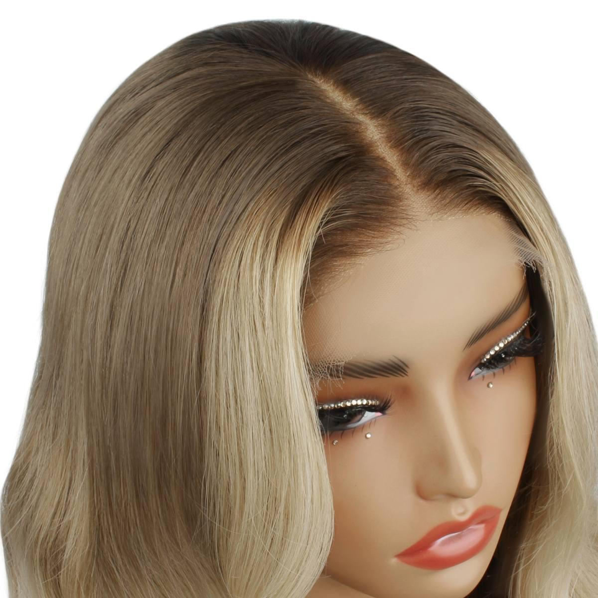 Raw Gabriella Glueless 5x5 HD Lace Professionally Colored 100% Human Hair Closure Wig Private Label