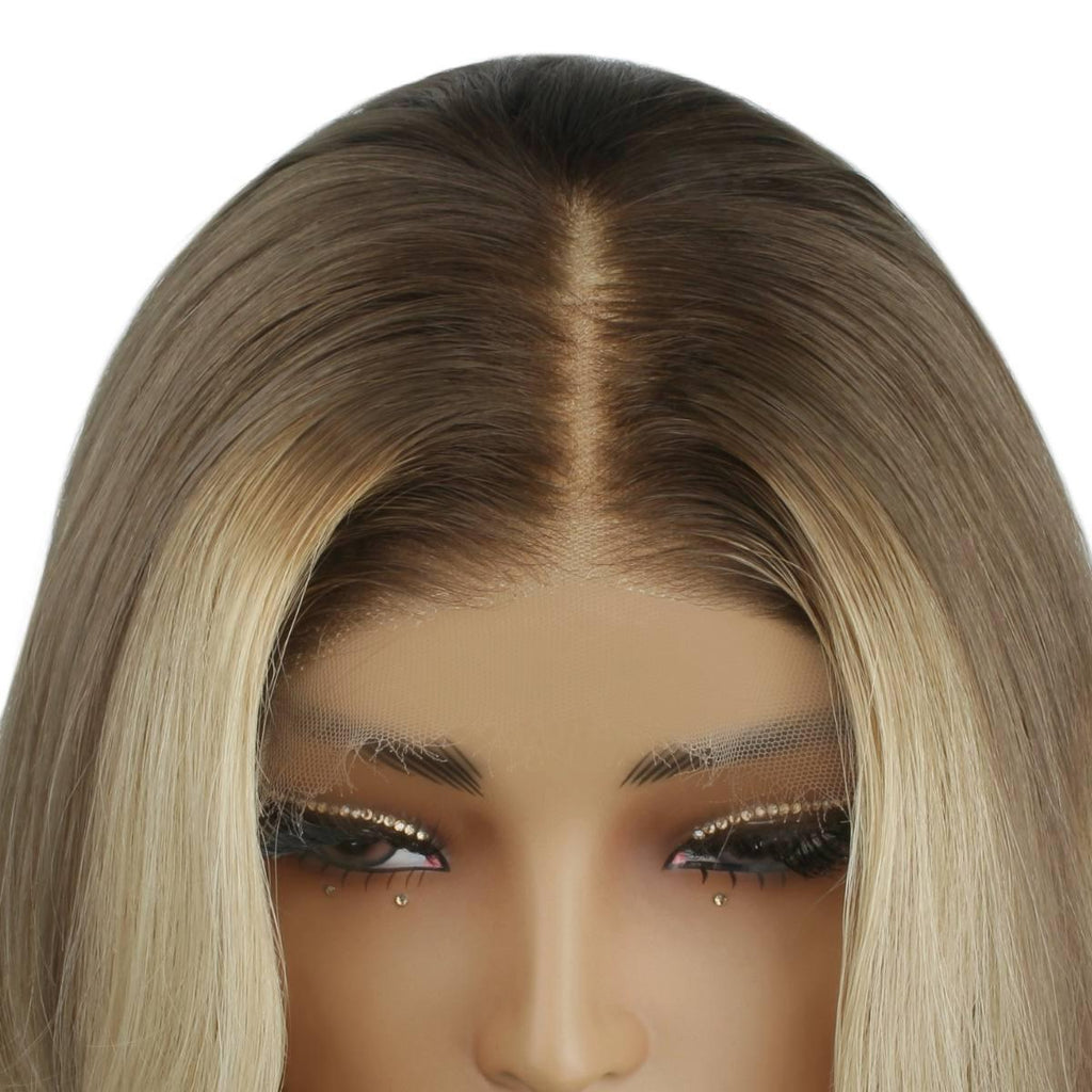 Raw Gabriella Glueless 5x5 HD Lace Professionally Colored 100% Human Hair Closure Wig Private Label