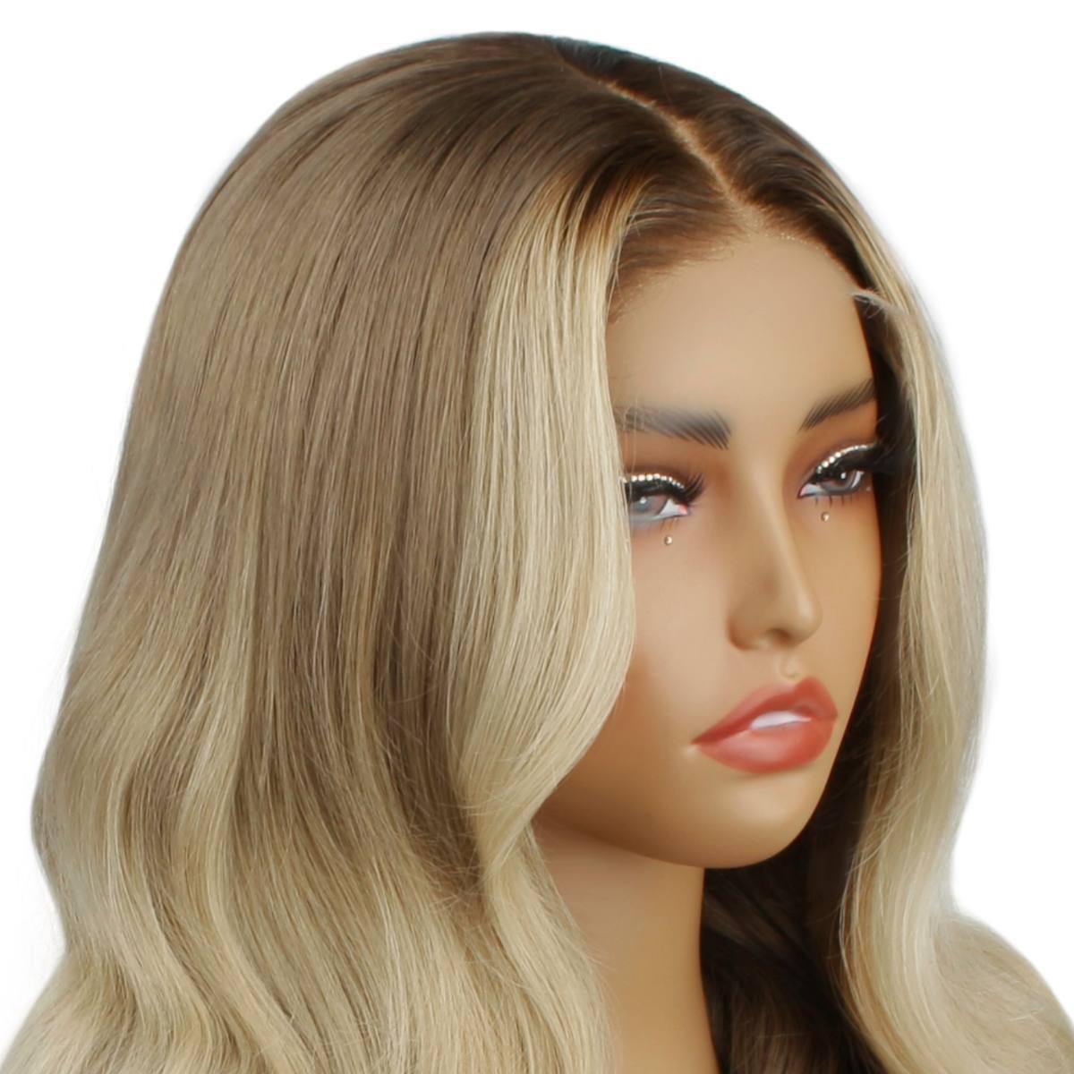 Raw Gabriella Glueless 5x5 HD Lace Professionally Colored 100% Human Hair Closure Wig Private Label