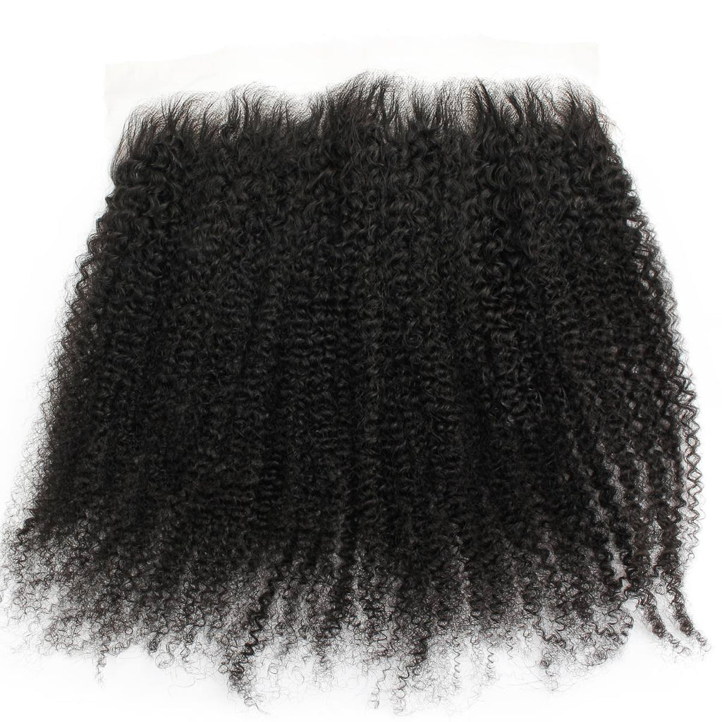 Afro Kinky 13x6 HD Lace Human Hair Frontal Private Label